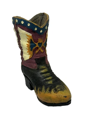 cowboy boot home decor folk art south western reflection collection - Image 1 of 4