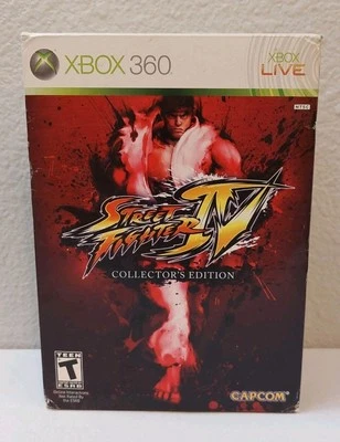 XBOX 360 - Street Fighter IV: Collector's Edition - Complete In Box w/ Figure - Image 1 of 4