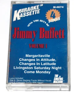 Karaoke Sing The Hits Of Jimmy Buffett Vol. 1 (Cassette Tape 1992) PLAY TESTED - Picture 1 of 5