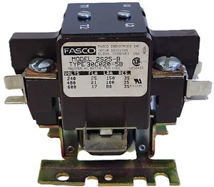 FASCO 30C020-5B 2S25-B 110/120V 35A Definite Purpose Contactor - Picture 1 of 4