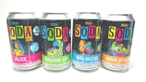 Funko Alice in Wonderland Black Light Soda Set Of 4 Exclusive Sealed Brand New - Picture 1 of 12