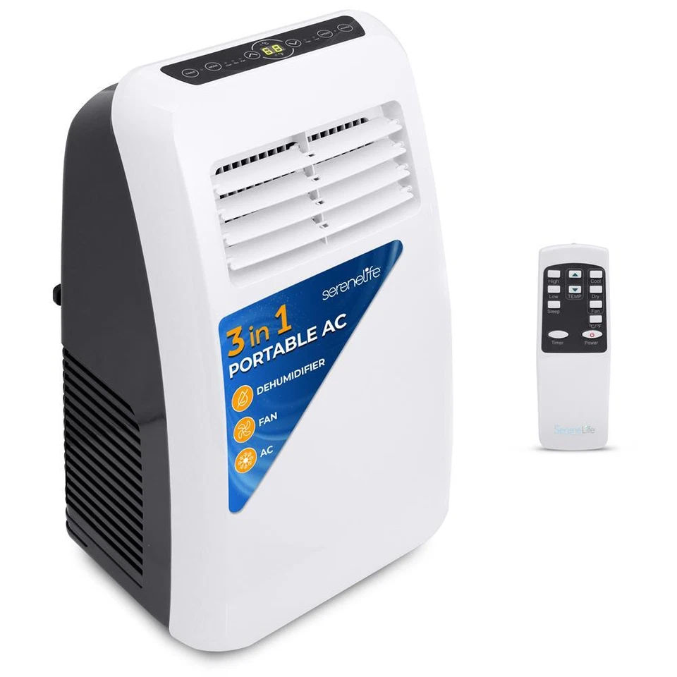 SereneLife Compact Home Portable Air Conditioner AC Cooling Unit Quiet Operation - Image 1 of 1