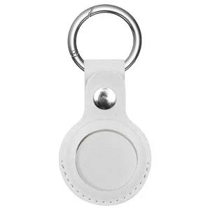 AirTags Cover Cases Keychain Keyring Holder Silicone Case Trackers Car Key White - Picture 1 of 8