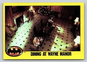 Tarjeta intercambiable 1989 película de Batman edición de coleccionista #251 Dining at Wayne Manor DC - Imagen 1 de 2