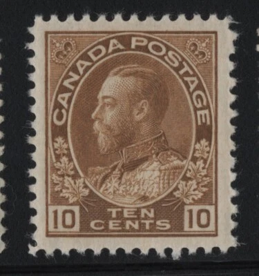 #118 George V  10c Canada mint well centered - Image 1 of 2