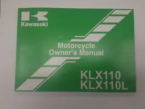 NEW 2010 Kawasaki KLX110/L Owner's Manual - Picture 1 of 2