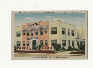 Used Linen Postcard Kentucky Inn Hotel Myrtle Beach SC - Picture 1 of 2