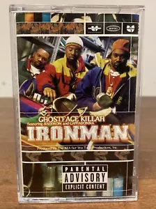 Ghostface Killah Ironman Cassette Tape (ET 67955) Raekwon Cappadonna RZA Wu Tang - Foto 1 di 8