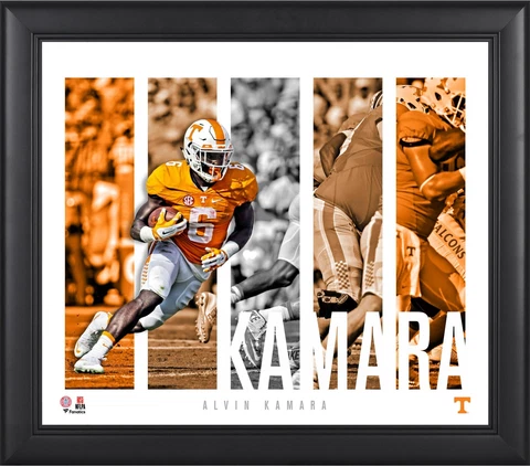 Alvin Kamara Tennessee Volunteers Framed 15x17 Player Panel Collage Cover