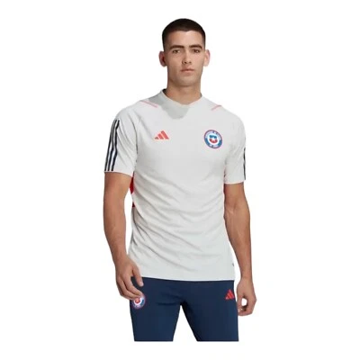 NWT ADIDAS Chile National Team 2023  Gray Training Jersey HA4390 Men's Medium - Image 1 of 4