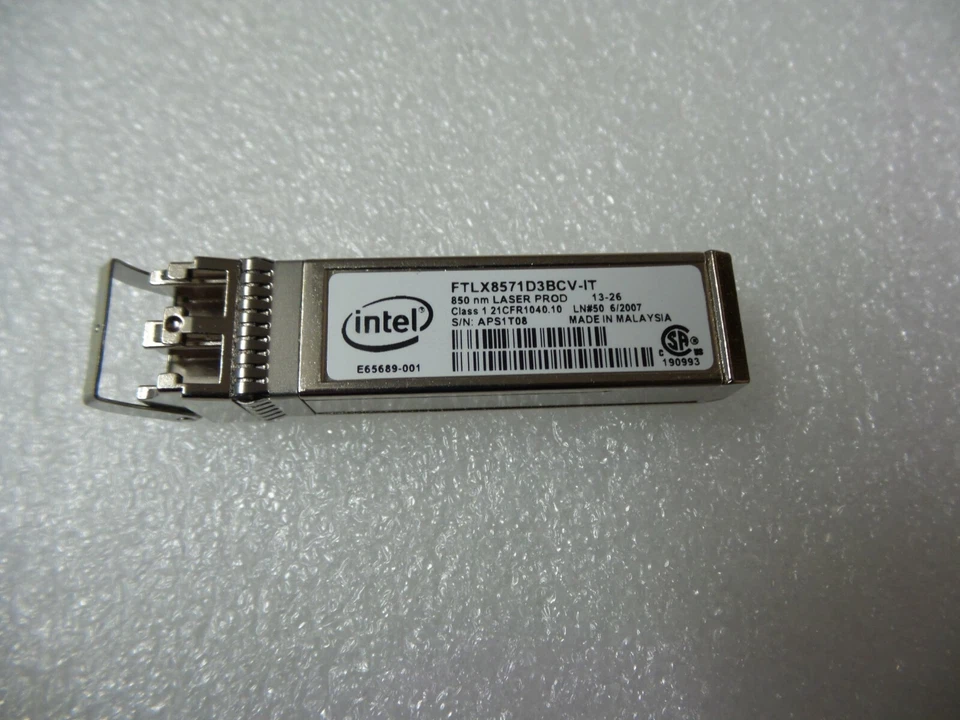 Intel Dell SFP+ Module Genuine  pull  from X520-da2 FTLX8571D3DBCV-IT - Image 1 of 1