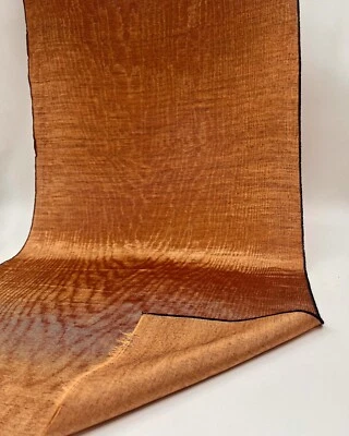 Moire Silk Cinnamon Luxurious Moiré Fabric By 2 Meters. - Image 1 of 4
