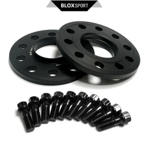 Front 2x12mm+ Rear 2x15mm 5x112 Wheel Spacer for Audi S7 4G8 4K8 2012-2022 +Bolt - Picture 1 of 10