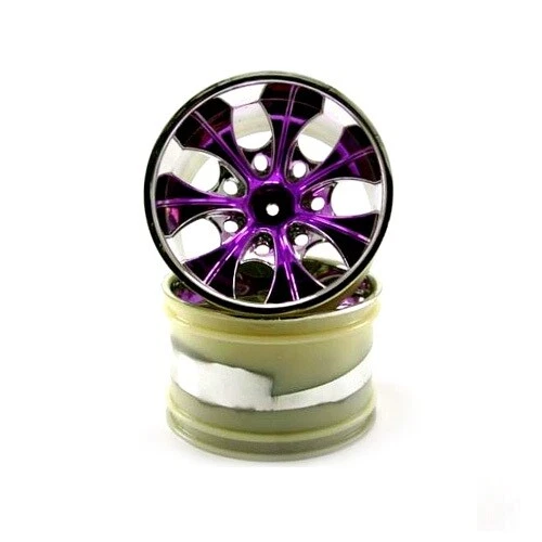 Redcat Racing 08008NP 2.8 Purple 7 spoke Wheels, 2pcs  08008NP - Image 1 of 1