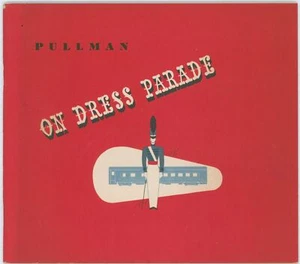1949 Railroad Pullman Illustrated Accommodations On Dress Parade Service Train - Picture 1 of 8
