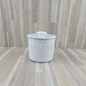 Fitz & Floyd Everyday White Porcelain French Style Butter Keeper Bell Dish - Picture 1 of 16