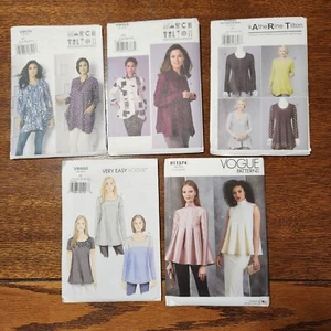 Vogue Patterns Marcy Katherine Tilton Women's Tops Shirts Blouses Size L-XXL #21 - Picture 1 of 11