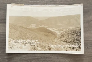 RPPC Vintage Postcard Devils Saddle New Creek Mountain West Virginia - Picture 1 of 2