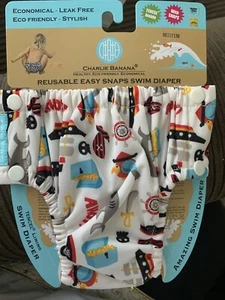 Charlie Banana außergewöhnliche Schwimmwindel/Trainingshose Medium Piratenmotiv - Bild 1 von 6