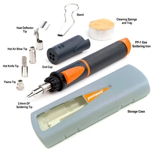 Portasol Gas Soldering Iron Kit ProPiezo 75 Butane Adjustable Temperature PP-1K - Picture 1 of 5
