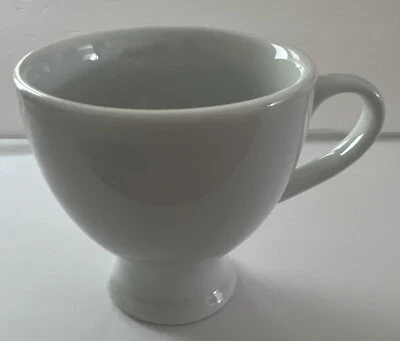 VGC Crate & Barrel White Espresso Demitasse Cup Mug. Size is 4 oz 3” Tall - Image 1 of 4