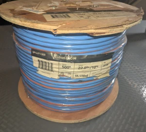 Wirepath Lutron QSC-M - SP-LUT1-500 22AWG - Bulk Wire, 500ft, Blue - Picture 1 of 4