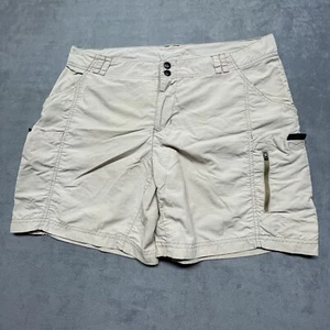 REI Damenshorts Größe 16 hellbraun 6,5 Schrittlänge Wandern Outdoor Reißverschlusstaschen aktiv - Bild 1 von 13