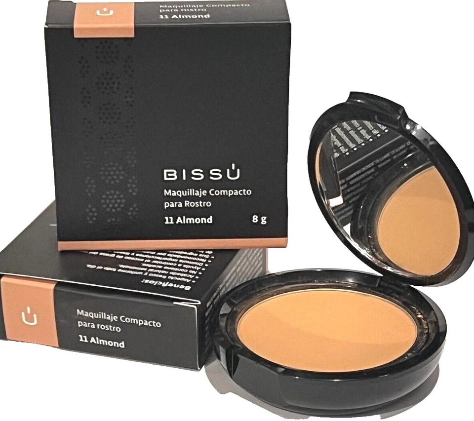 BISSU POWDER SEMI MATTE (MAQUILLAJE COMPACTO)  11 ALMOND   8G  2 PACK - Image 1 of 1