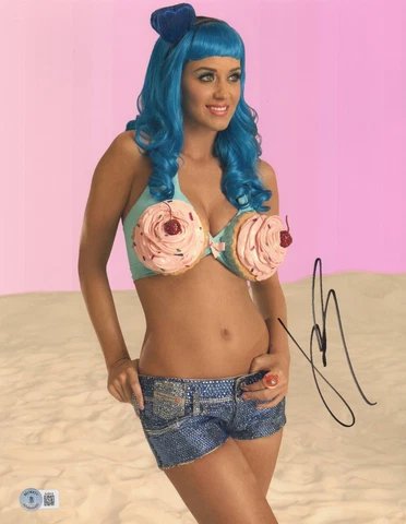 SEXY KATY PERRY SIGNED 11X14 PHOTO AUTHENTIC AUTOGRAPH BECKETT BAS Cover