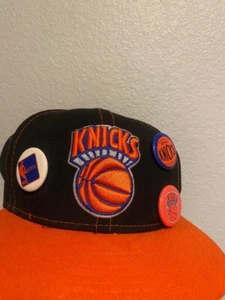 New York Knicks NBA New Era Hardwood Classics Size 7 1/2 Wool Adult Hat Black - Picture 1 of 3