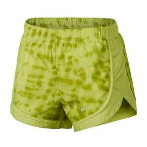 Nike Tempo Dri Fit Printed Running Surf Women’s Shorts Green Small NWT - Picture 1 of 8