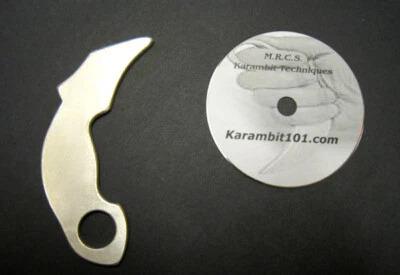Training Karambit Knife Aluminum Silat FMA VDVD Kali Arnis Trainer Knives - Image 1 of 3