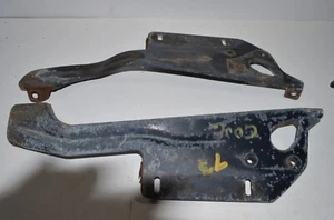 1973 OEM MERCURY COUGAR XR7 COUPE CONVERTIBLE CJ HOOD LATCH SUPPORT BRACKETS - Picture 1 of 13