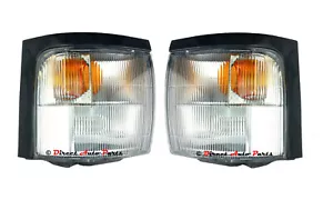 *NEW* CORNER LIGHT INDICATOR PARK LAMP SUIT TOYOTA COASTER BUS 1993 - 2006 PAIR - Picture 1 of 3