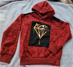 LRSCOOP Boys Sweater Youth Large Red Hoodie, Pullover Sweat Shirt Kids - Picture 1 of 4