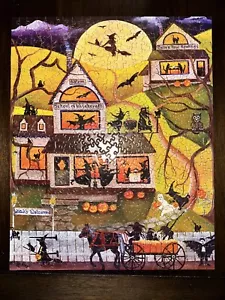 Halloween School Of Witchcraft ~500 Pc Bits and Pieces Puzzle 16" x 20" Complete - Picture 1 of 2