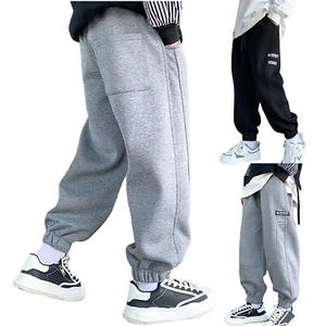 Kids Boys Pants Jazz Trousers Active Sweatpants Picnic Joggers Sport Playwear - Picture 1 of 27