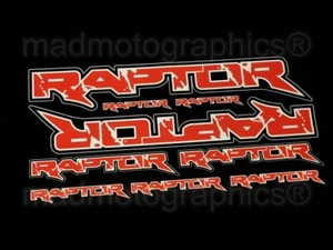 Raptor Reflective pickup truck decals stickers for Ford Ranger 4x4 Laminated - Picture 1 of 8