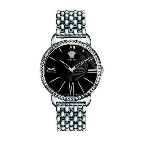 Orologio da polso Versace M6Q99D008 S099 Krios Swiss Roman Indici Quadrante Nero Acciaio