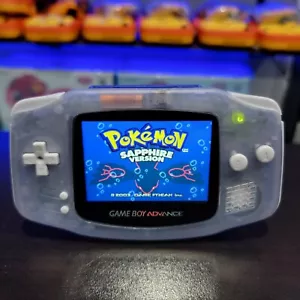 Glacial GameBoy Advance GBA Console with iPS Backlight Backlit LCD MOD - Picture 1 of 4