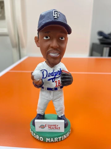 Pedro Martinez Great Falls Dodgers Bobblehead Ltd Edition of 2200 NICE Cover