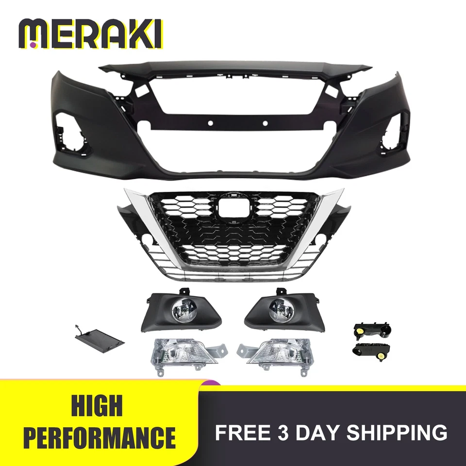 Nuevo kit de luces antiniebla de parrilla de cubierta de parachoques delantero para Nissan Altima 2019 2020 2021 2022 Foto 1 de 4
