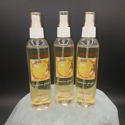 LOTE DE 3: Calgon Hawaiian Ginger de Calgon, 8 OZ Fragancia Body Brum para Mujer Foto 1 de 4