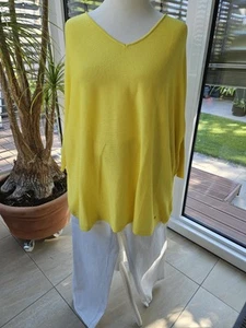 Gina Laura ( U. Popken) Feinstrick Pullover, Größe XXL (ca. 54), sonnengelb, neu - Bild 1 von 14