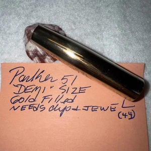 Tapa original Parker 51 DEMI llena de oro a rayas (44) - Imagen 1 de 12