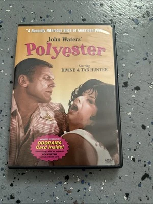 Polyester DVD 1981 John Waters Divine Tab Hunter W/ Insert Foto 1 de 3