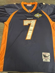 1997 John Elway Denver Broncos Super Bowl 32 Mitchell And Ness Authentic Jersey - Picture 1 of 12