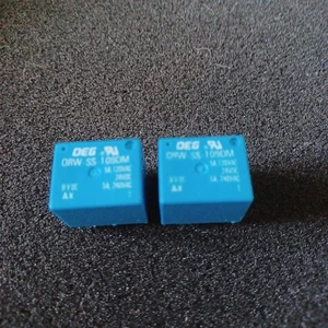 5 PCS TE/ OEG 9V HI-POWER 10A SPST-NO RELAY's -- ORW-SS-109DM - Picture 1 of 1