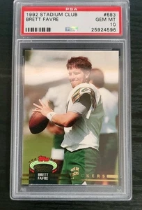 1992 Stadium Club #683 Brett Favre PSA 10 - Bild 1 von 3