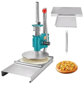 Vevor Manuelle Pizzateig Presse Maschine Edelstahl 9,5"/24cm Neu - Bild 1 von 7